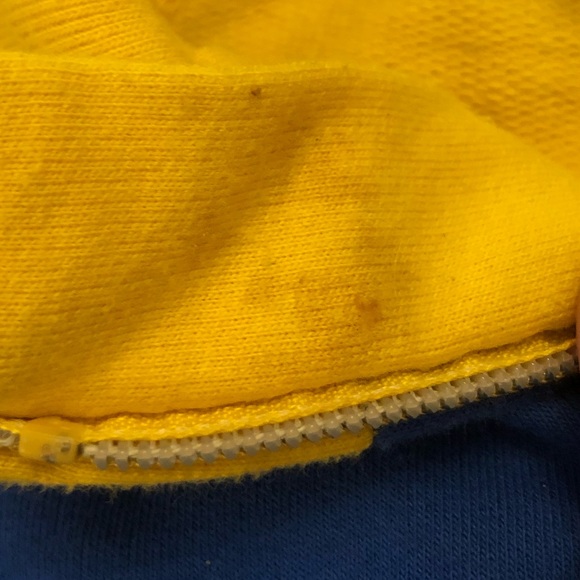 Coogi Yellow & Blue Sport Lightweight Jacket size 18 months - Picture 5 of 7